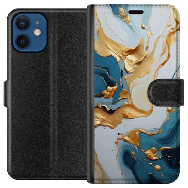 Yhteensopiva Lompakkokotelo Apple iPhone 12 Tippuva väri