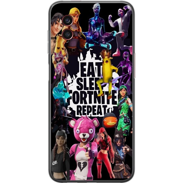 Samsung Galaxy Xcover6 Pro Läpinäkyvä kuori Fortnite