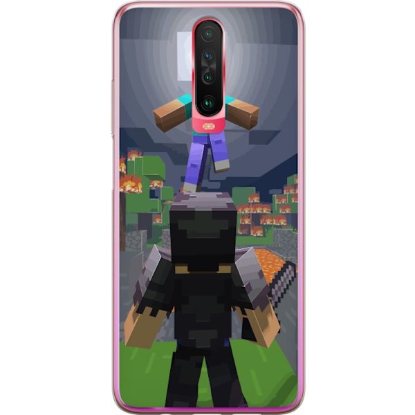 Xiaomi Redmi K30 Gennemsigtig cover Minecraft