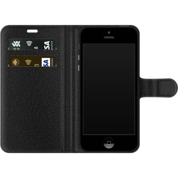 Apple iPhone 5s Plånboksfodral Dödskalle