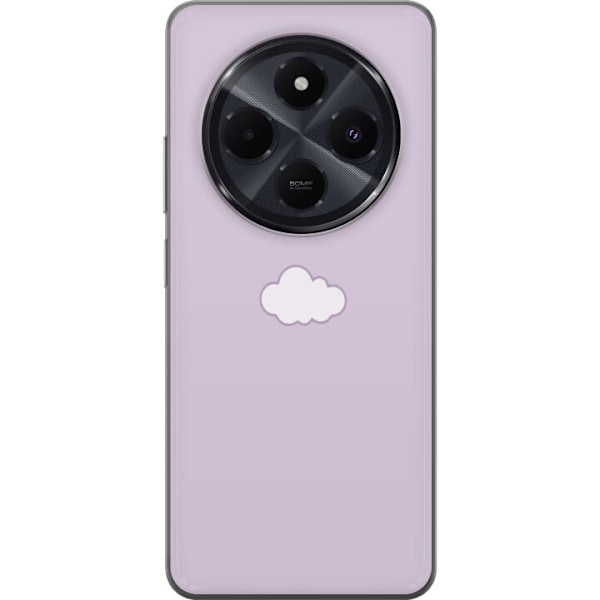 Xiaomi Redmi A4 Läpinäkyvä kuori Lila Pilvi - minimalistine
