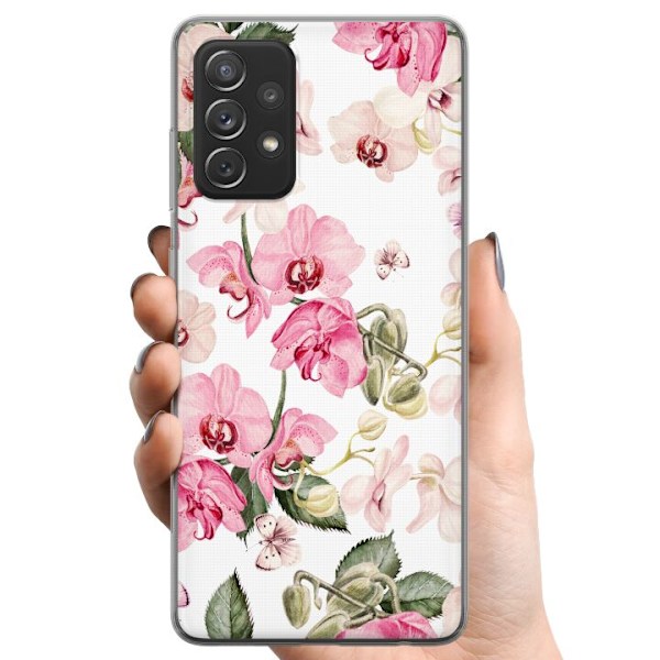 Samsung Galaxy A52 5G TPU Mobilskal Blommor