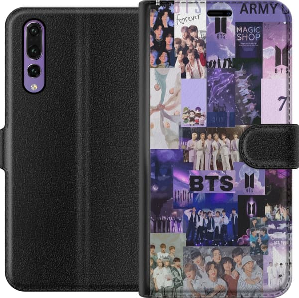 Kompatibelt Lommeboketui til Huawei P20 Pro BTS