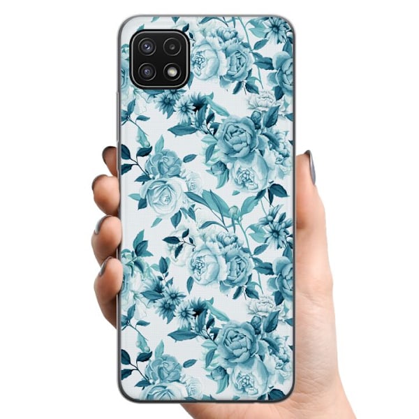 Samsung Galaxy A22 5G TPU Mobilskal Blommor