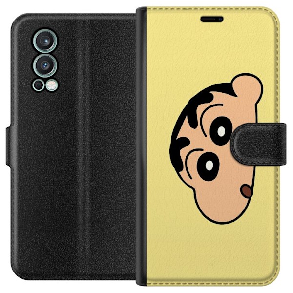 OnePlus Nord 2 5G Tegnebogsetui Peeking Shinchan