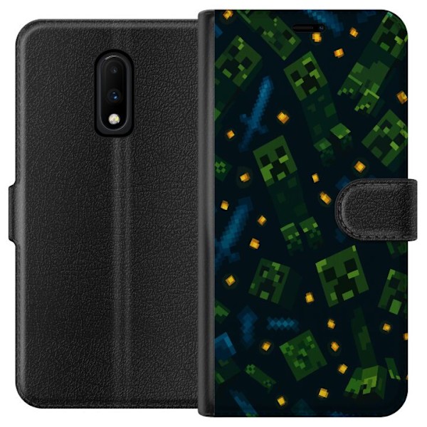 OnePlus 7 Plånboksfodral Minecraft Dungeons Mob