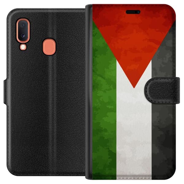 Kompatibelt Plånboksfodral till Samsung Galaxy A20e Palestina