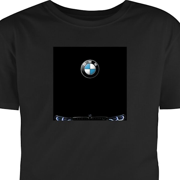 Børne T-shirt | Behagelig T-shirt til Børn BMW sort 3-4 År