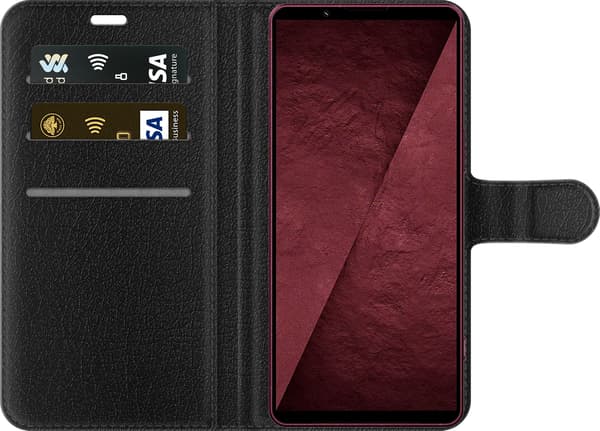 Yhteensopiva Lompakkokotelo Sony Xperia 1 VIII Blå elgitarr sininen