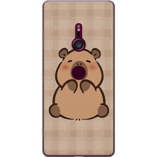 Sony Xperia XZ3 Läpinäkyvä kuori Mobilskal kawaii capybara flera figurer japansk stil