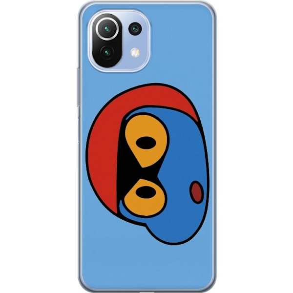 Xiaomi Mi 11 Lite Läpinäkyvä kuori Bold Bot Head