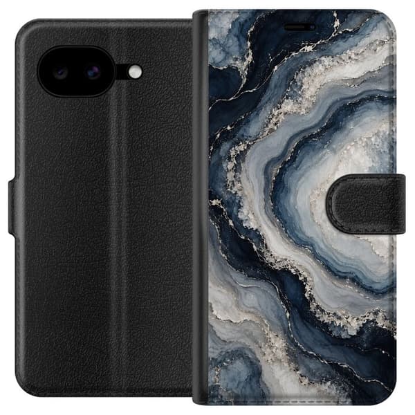 Kompatibelt Lommeboketui til Google Pixel 10a Nattagat blå