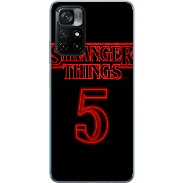 Xiaomi Poco M4 Pro 5G Genomskinligt Skal Stranger Things 5