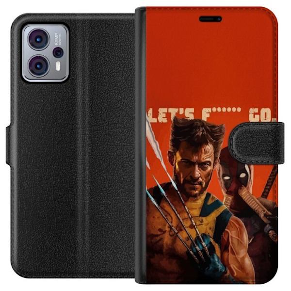 Motorola Moto G23 Lommeboketui Deadpool & Wolverine