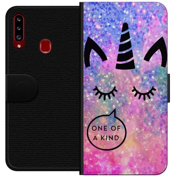 Kompatibelt Plånboksfodral till Samsung Galaxy A20s Unicorn