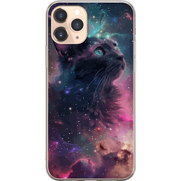 Apple iPhone 11 Pro Gennemsigtig cover Katten i Galaksen