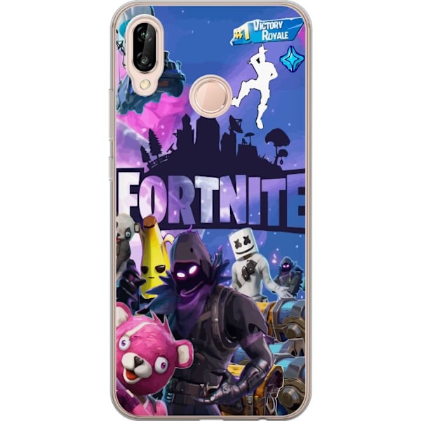 Huawei P20 lite Gjennomsiktig deksel Fortnite