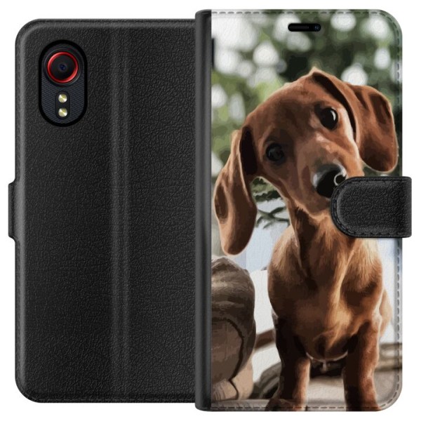 Samsung Galaxy Xcover 5 Tegnebogsetui Ung Hund