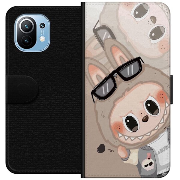 Xiaomi Mi 11 Plånboksfodral Labubu Rainbow Chaos – Färggla
