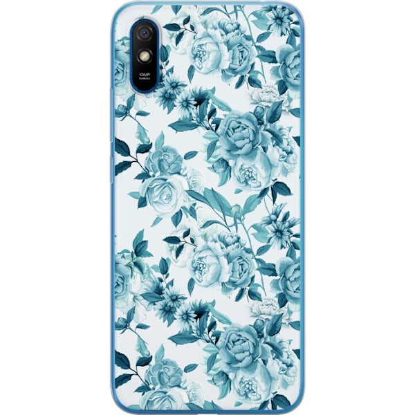 Xiaomi Redmi 9A Genomskinligt Skal Blommor