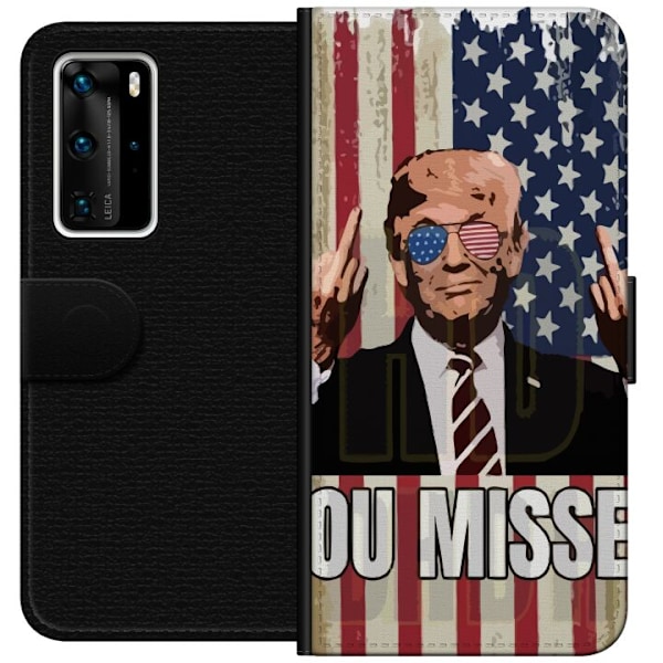 Huawei P40 Pro Lompakkokotelo Trump