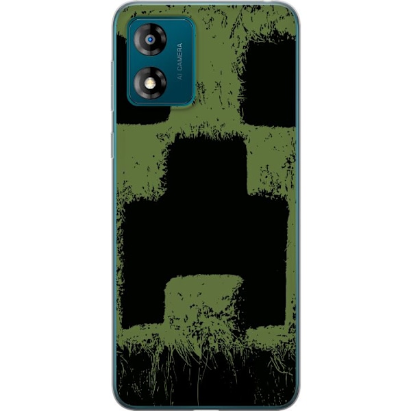 Motorola Moto E13 Genomskinligt Skal A Minecraft Movie