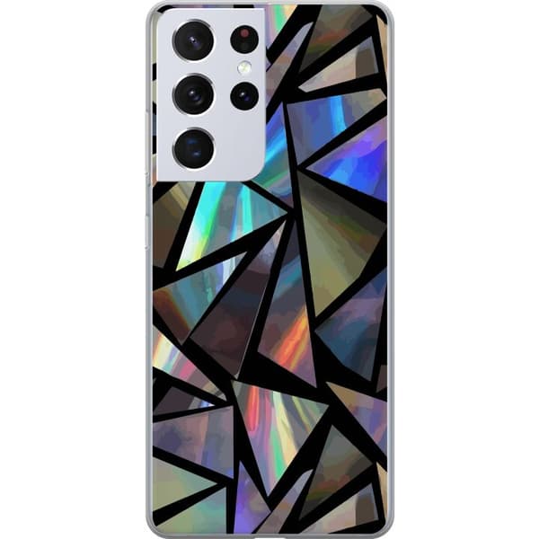 Kompatibelt Mobildeksel til Samsung Galaxy S21 Ultra 5G 3D Refleksjon