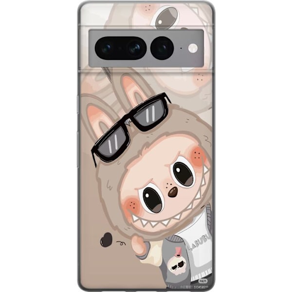 Google Pixel 7 Pro Gennemsigtig cover Labubu Rainbow Chaos