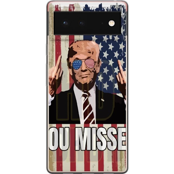 Google Pixel 6 Läpinäkyvä kuori Trump