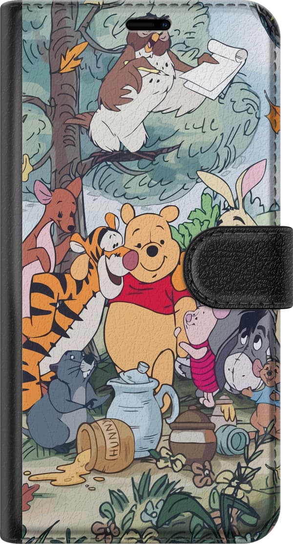 Kompatibelt Plånboksfodral till Apple iPhone 13 Pro Nalle Puh och hans vänner
