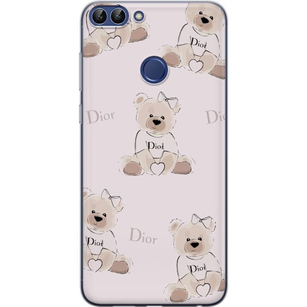 Huawei P smart Läpinäkyvä kuori Teddy Dior Vibes - ylelline
