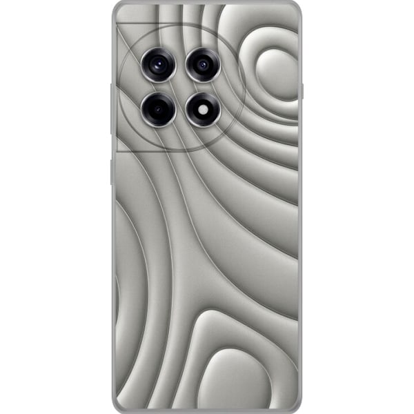 OnePlus 12R Genomskinligt Skal Silver Waves