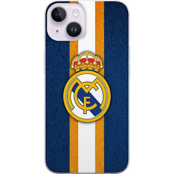 Apple iPhone 15 Läpinäkyvä kuori Real Madrid CF