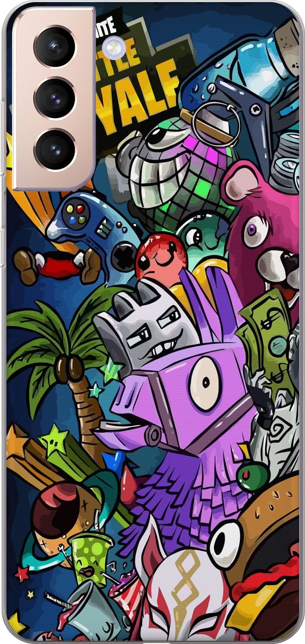 Kompatibelt Mobildeksel til Samsung Galaxy S21 Minecraft