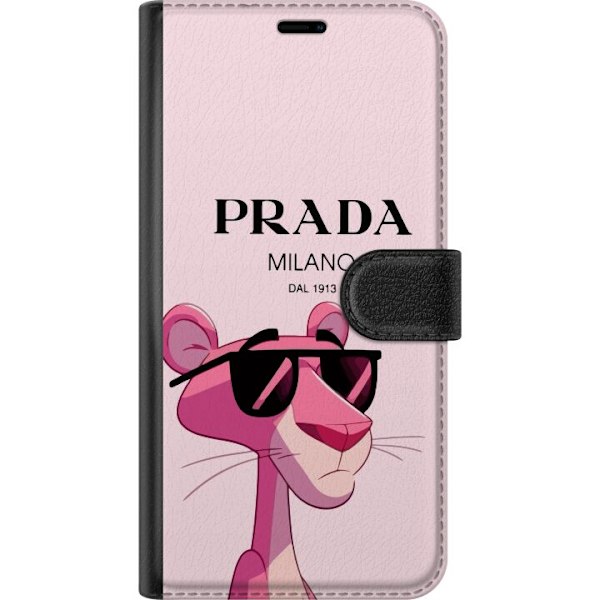 Apple iPhone 16 Lommeboketui Prada Rosa Panteren