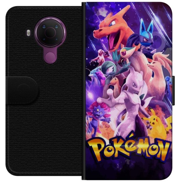 Nokia 5.4 Lompakkokotelo Pokémon