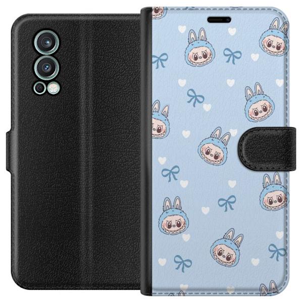 OnePlus Nord 2 5G Tegnebogsetui Labubu Ildånd
