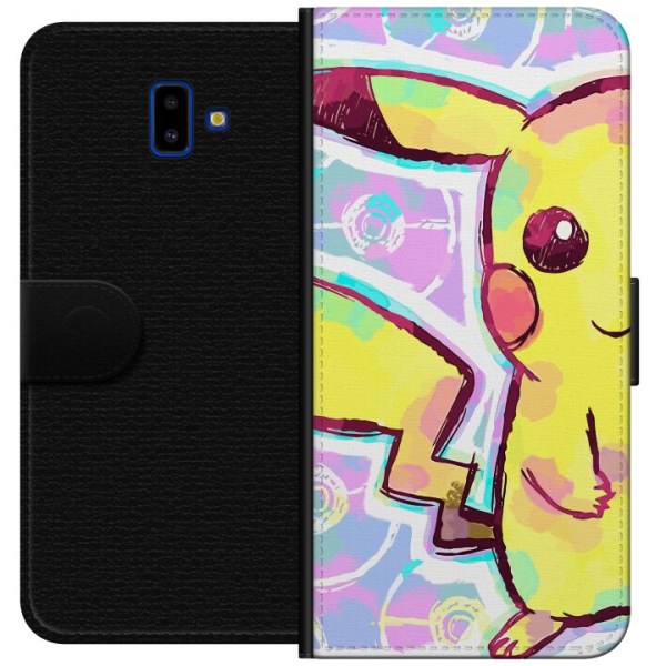 Samsung Galaxy J6+ Plånboksfodral Pikachu 3D
