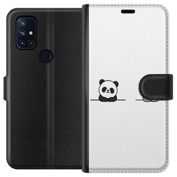 OnePlus Nord N10 5G Lompakkokotelo Panda Koala