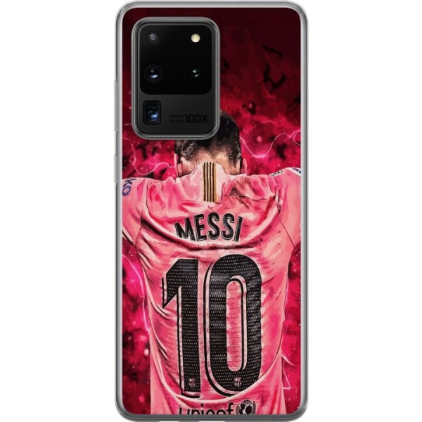 Samsung Galaxy S20 Ultra Gjennomsiktig deksel Messi