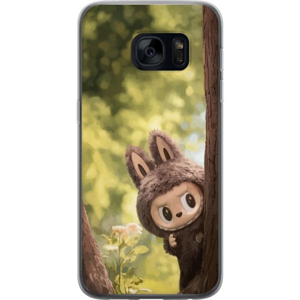 Samsung Galaxy S7 Läpinäkyvä kuori Labubu Graffiti Vibes