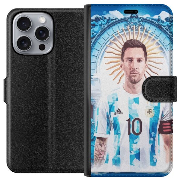 Apple iPhone 16 Pro Max Lompakkokotelo Messi