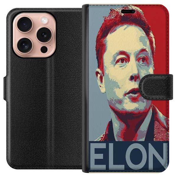 Apple iPhone 16 Pro Tegnebogsetui Elon Musk