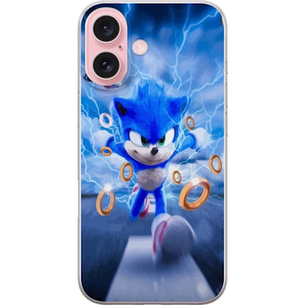 Apple iPhone 16 Läpinäkyvä kuori Sonic