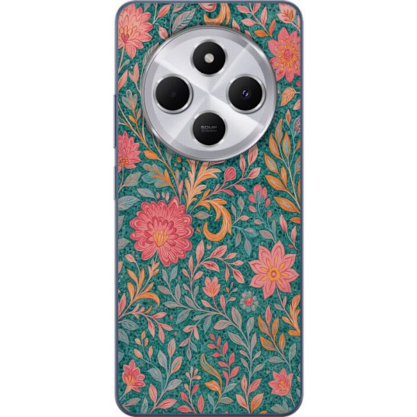 Xiaomi Redmi 14C Genomskinligt Skal Floral Dream