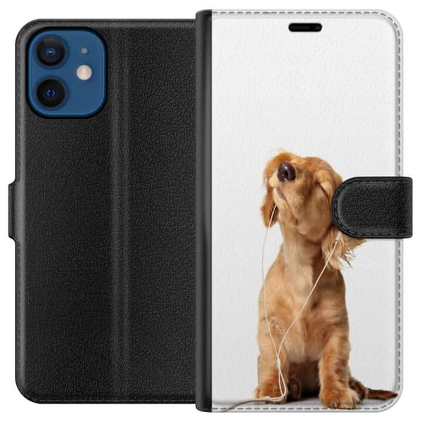 Kompatibelt Plånboksfodral till Apple iPhone 12 Hund