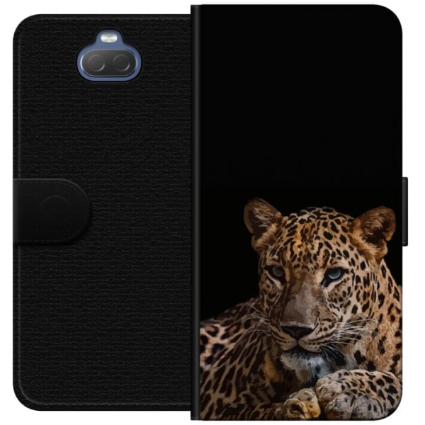 Sony Xperia 10 Plus Plånboksfodral Leopard