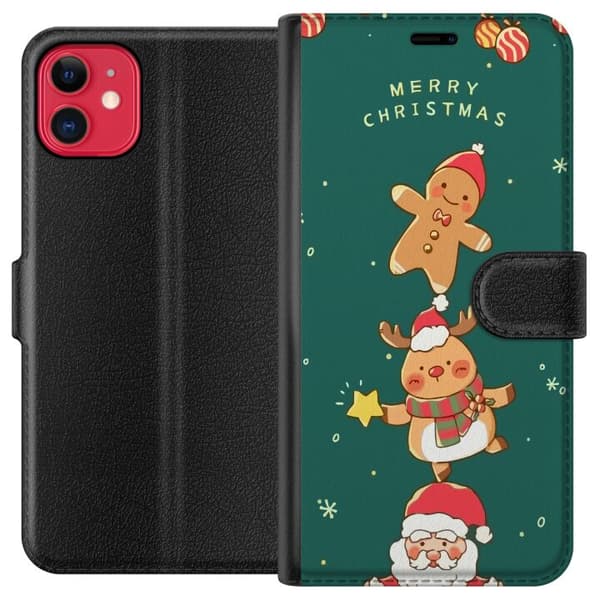 Kompatibel Tegnebogsetui til Apple iPhone 11 God Jul