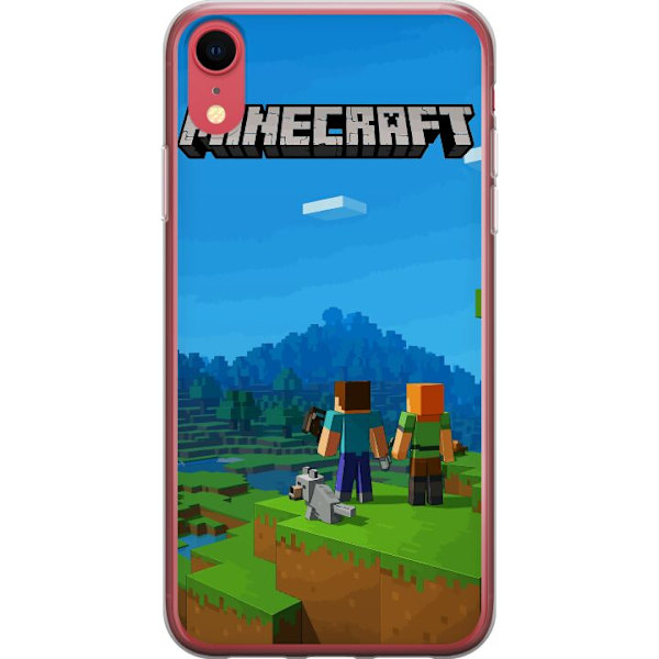 Apple iPhone XR Läpinäkyvä kuori Minecraft Key Art