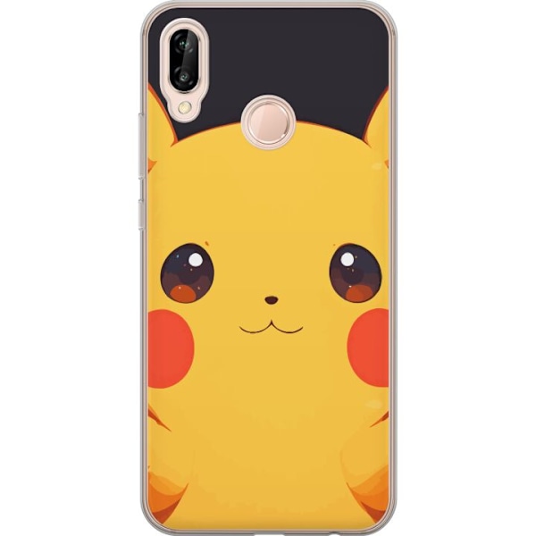 Huawei P20 lite Läpinäkyvä kuori Pikachu